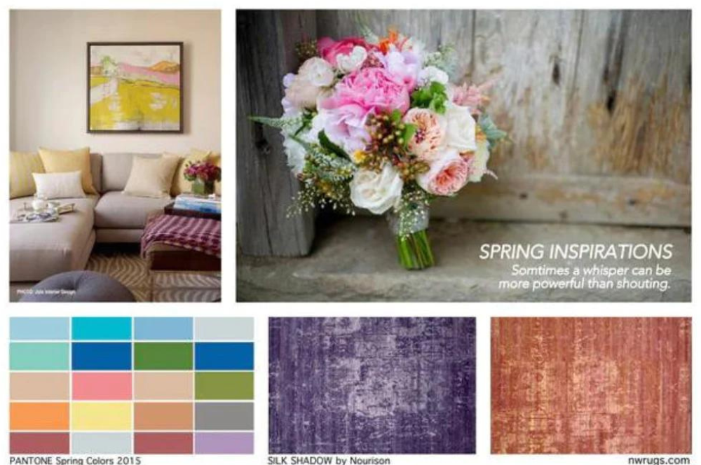 Rooms and Rugs Pantone Spring Colors 2015