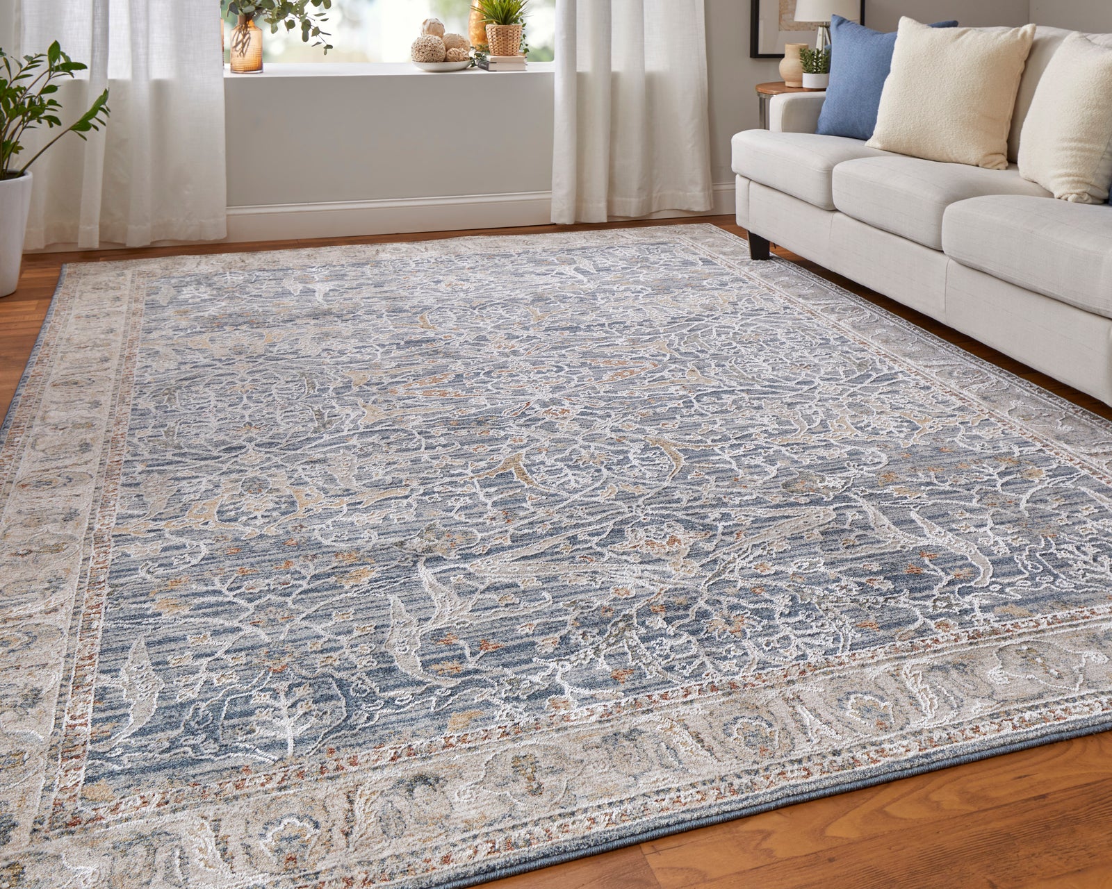 Pasha Blue/Taupe/Ivory 39M4F