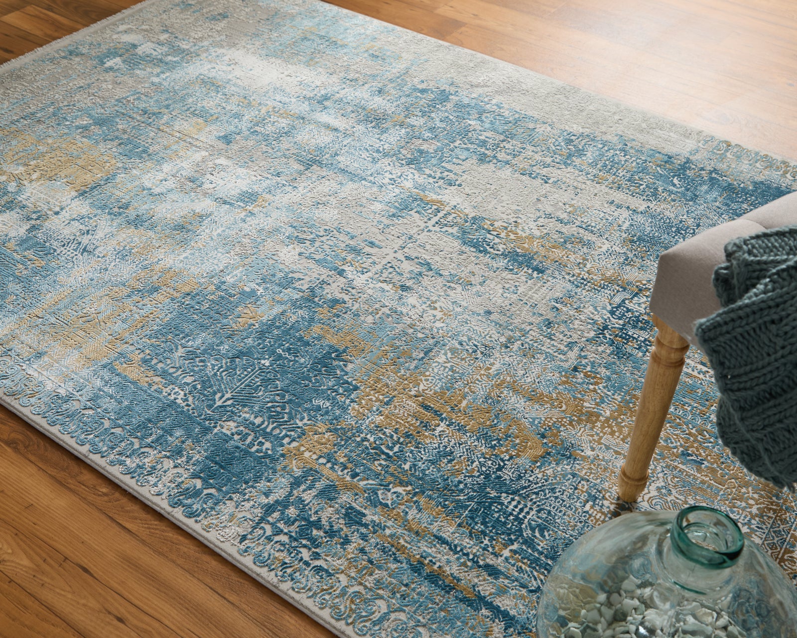 Cadiz Blue/Gray/Gold 3890F