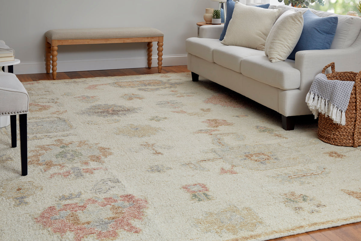 Grafton Ivory/Orange/Gray 69FLF
