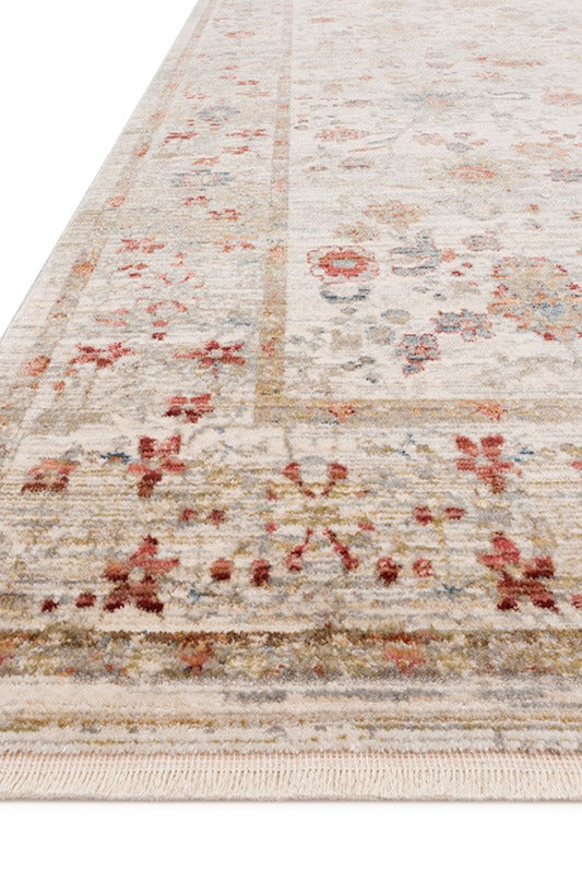 Claire Cle-05 Ivory/Multi Corner