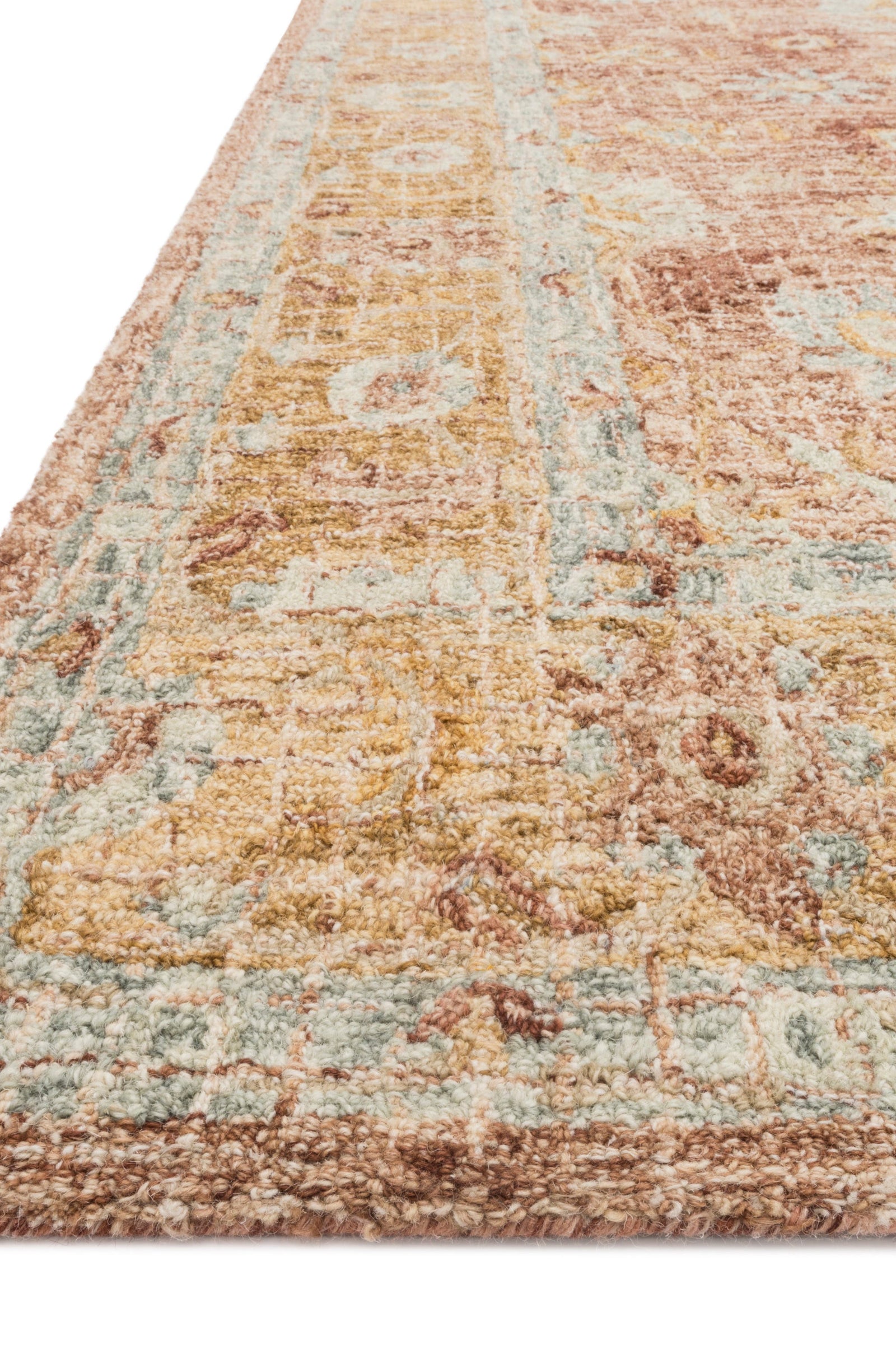 Julian JI-04 Terracotta / Gold corner