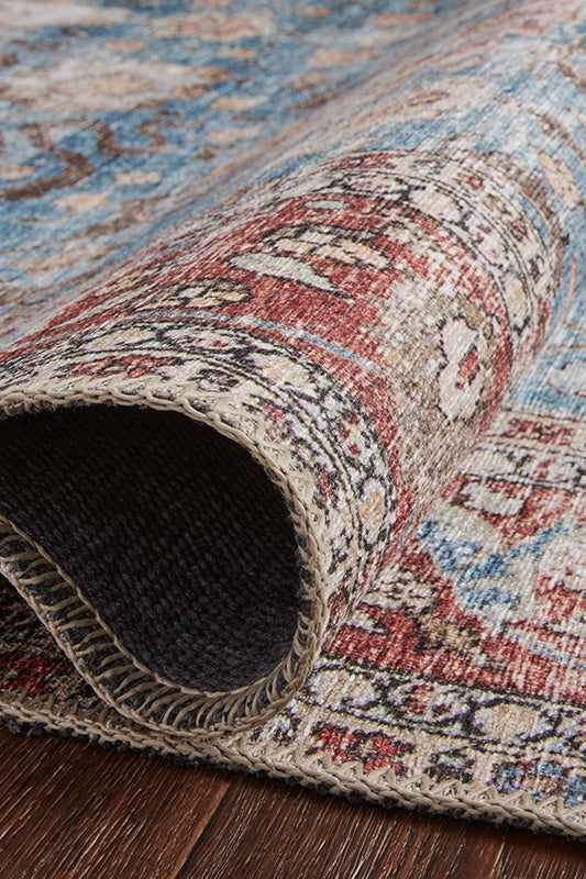 Loren LQ-01 Blue/Brick corner