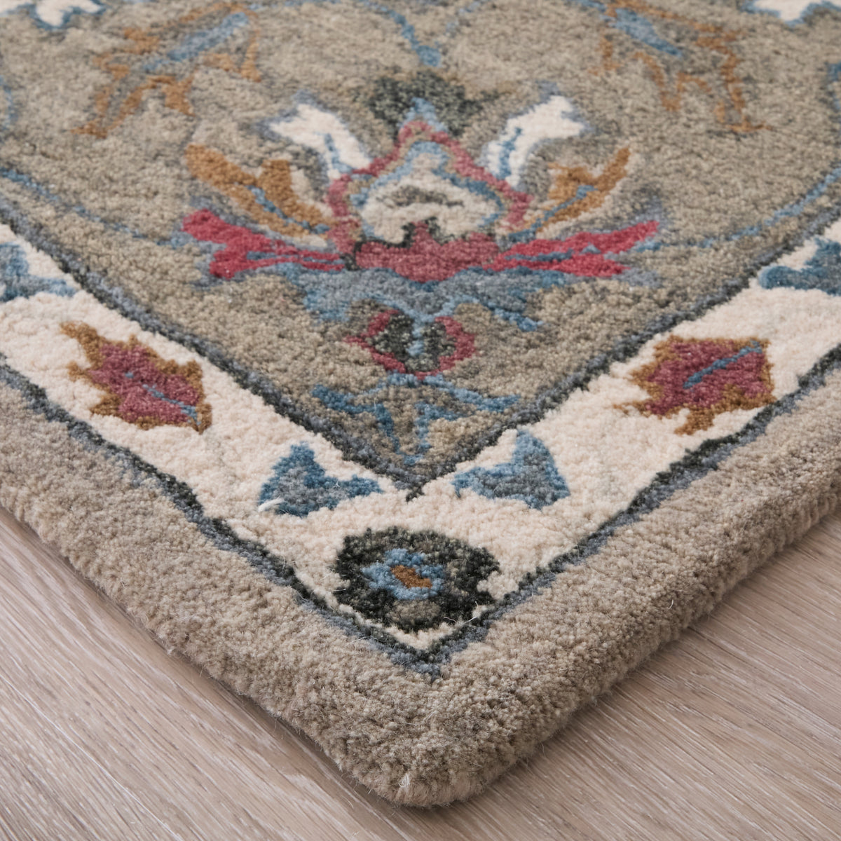 Rylan Ivory/Taupe/Blue 8642F