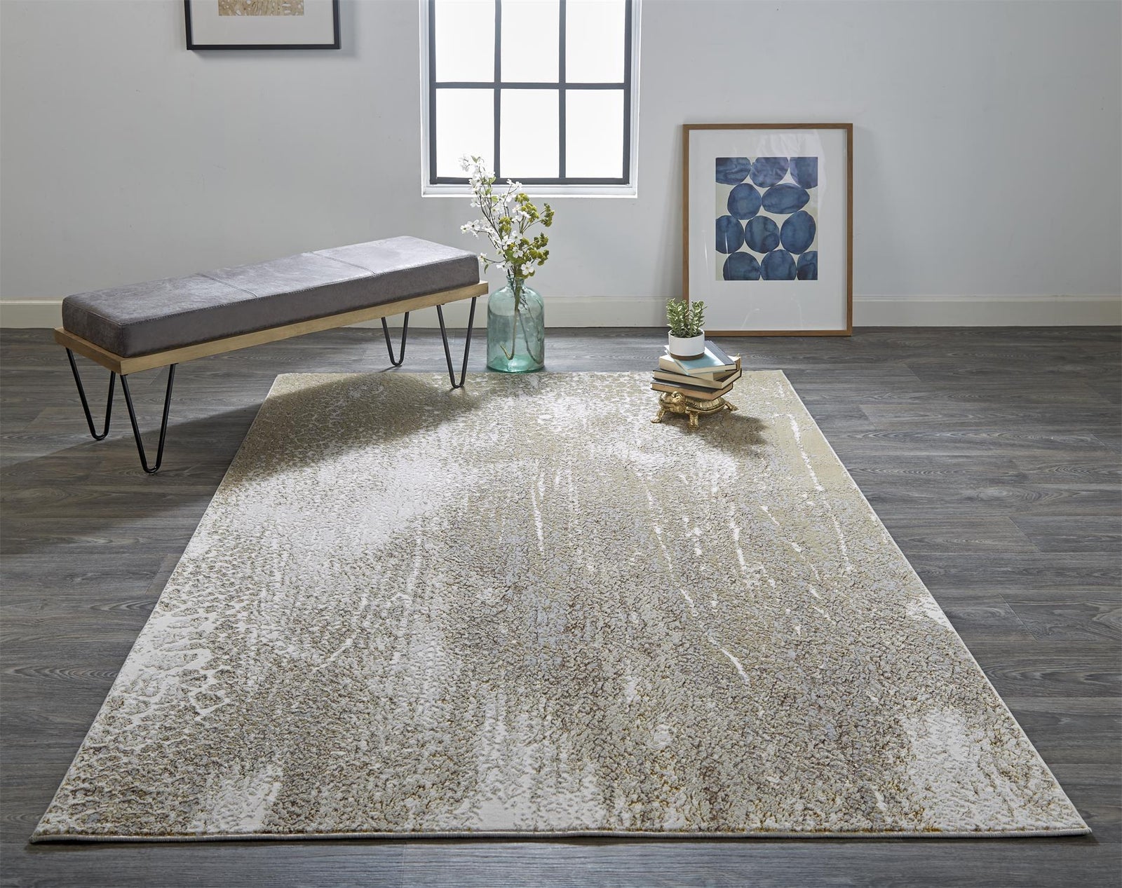 Aura Ivory/Gray/Gold 3739F