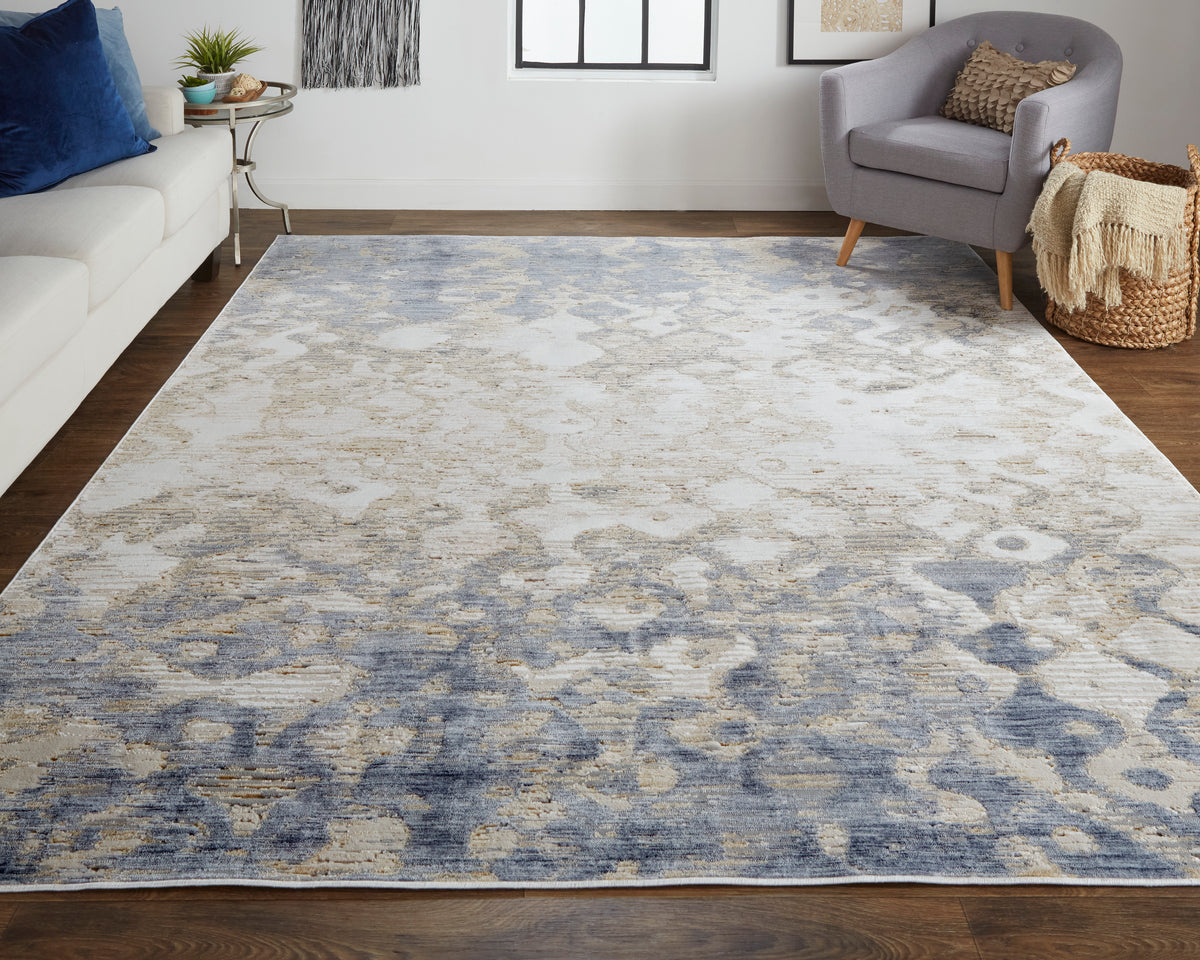 Laina Tan/Ivory/Blue 39G7F