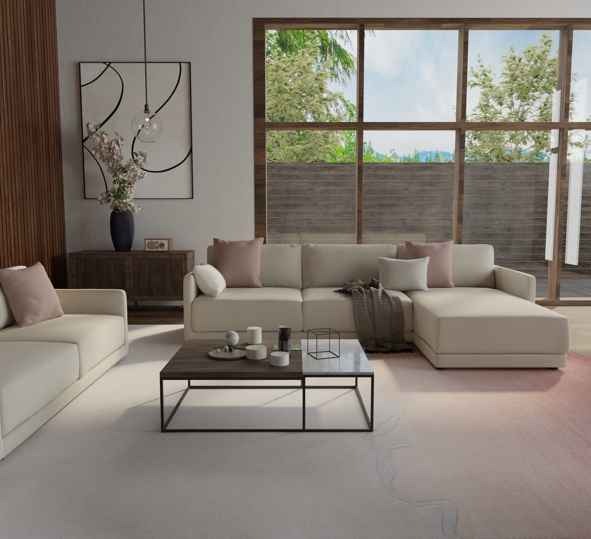 Katya Pink/Ivory 8989F