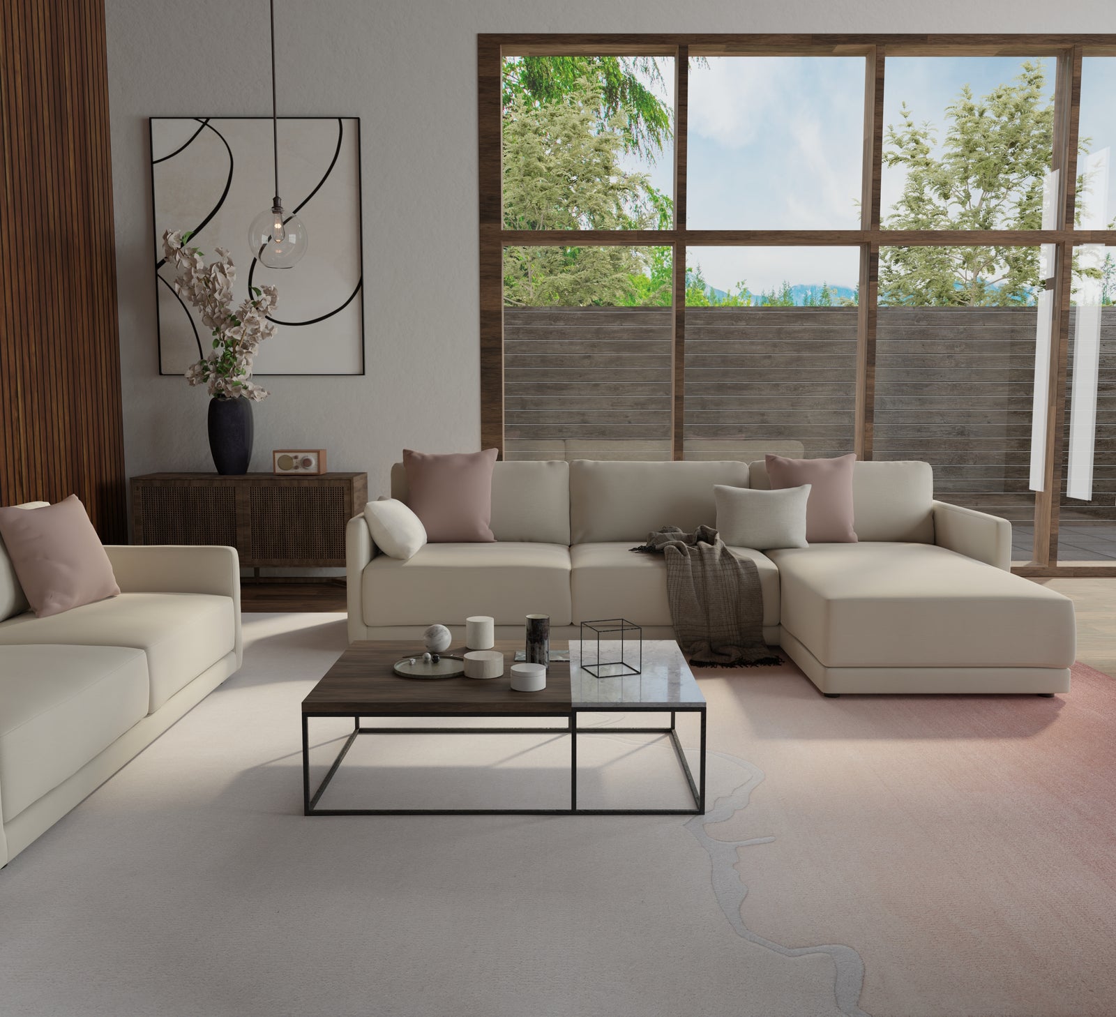 Katya Pink/Ivory 8989F
