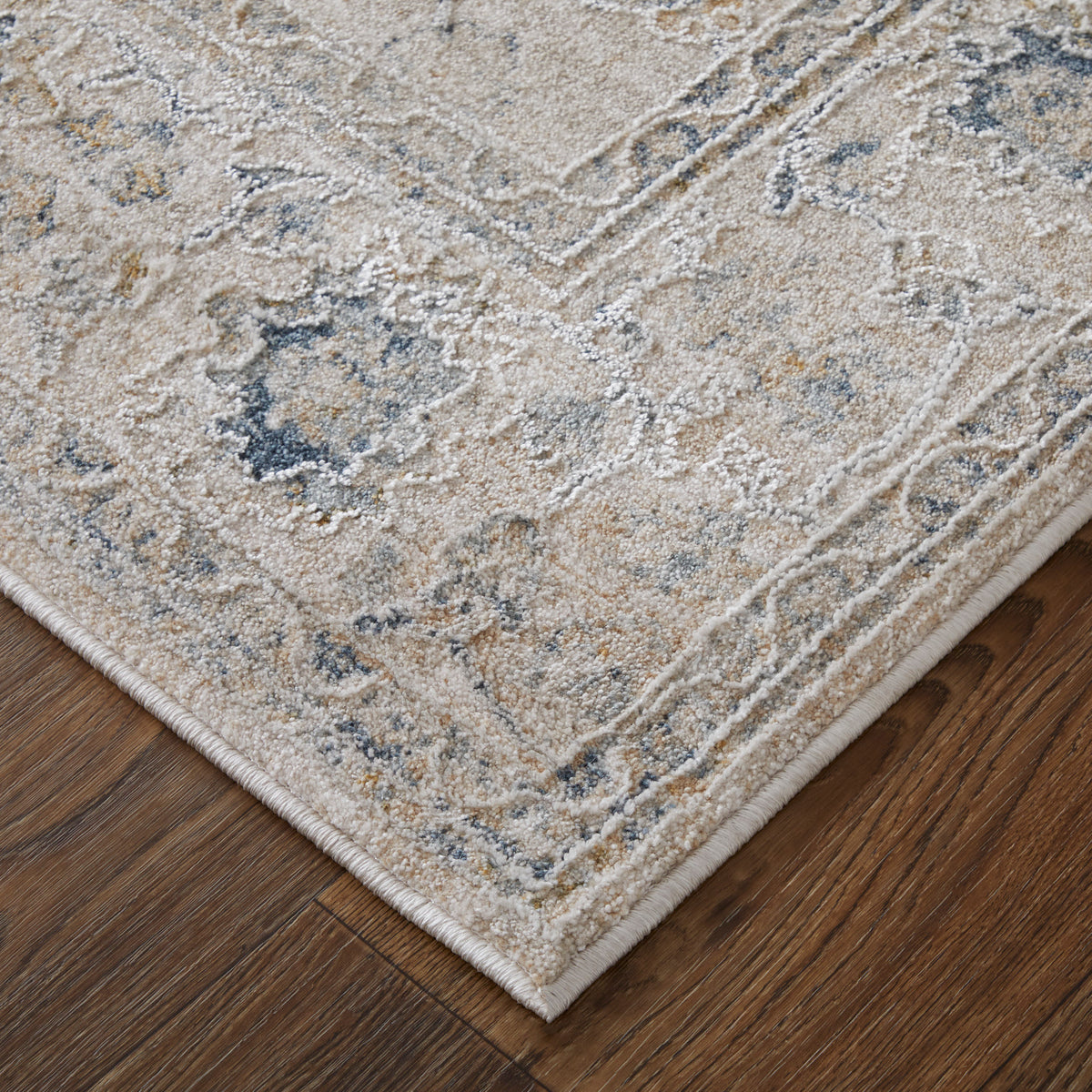 Pasha Ivory/Taupe/Blue 39M7F