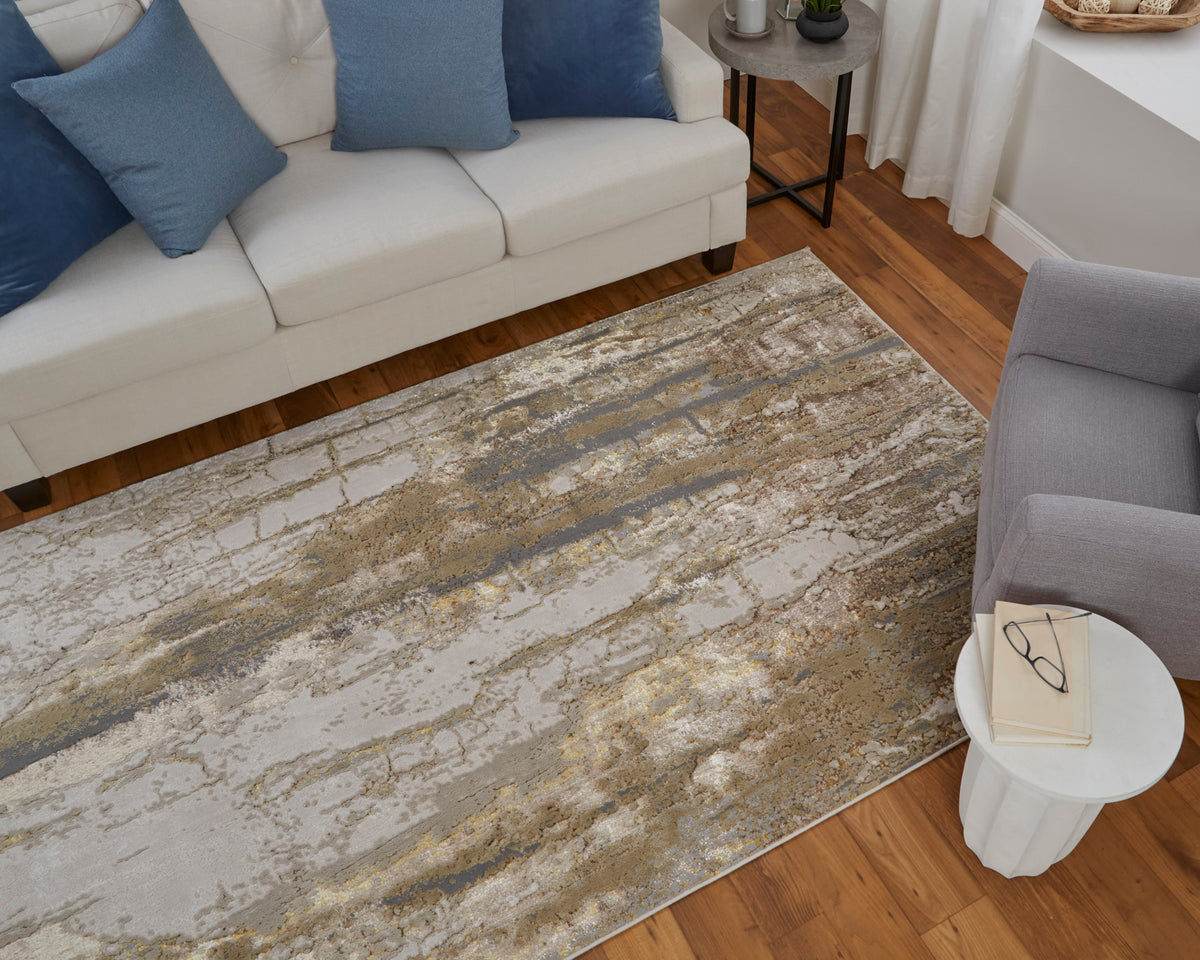 Aura Ivory/Gold/Brown 39LMF