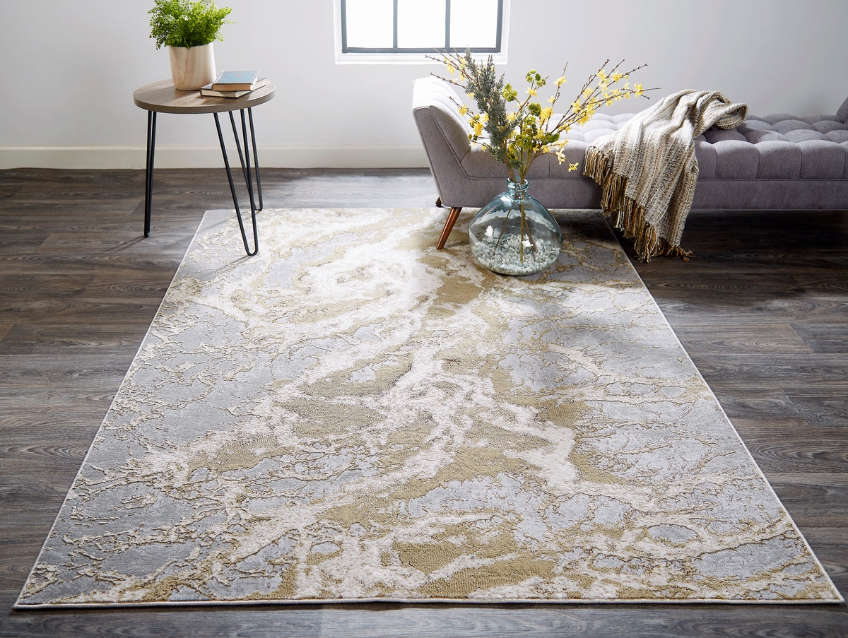 Aura Ivory/Silver/Gold 3563F