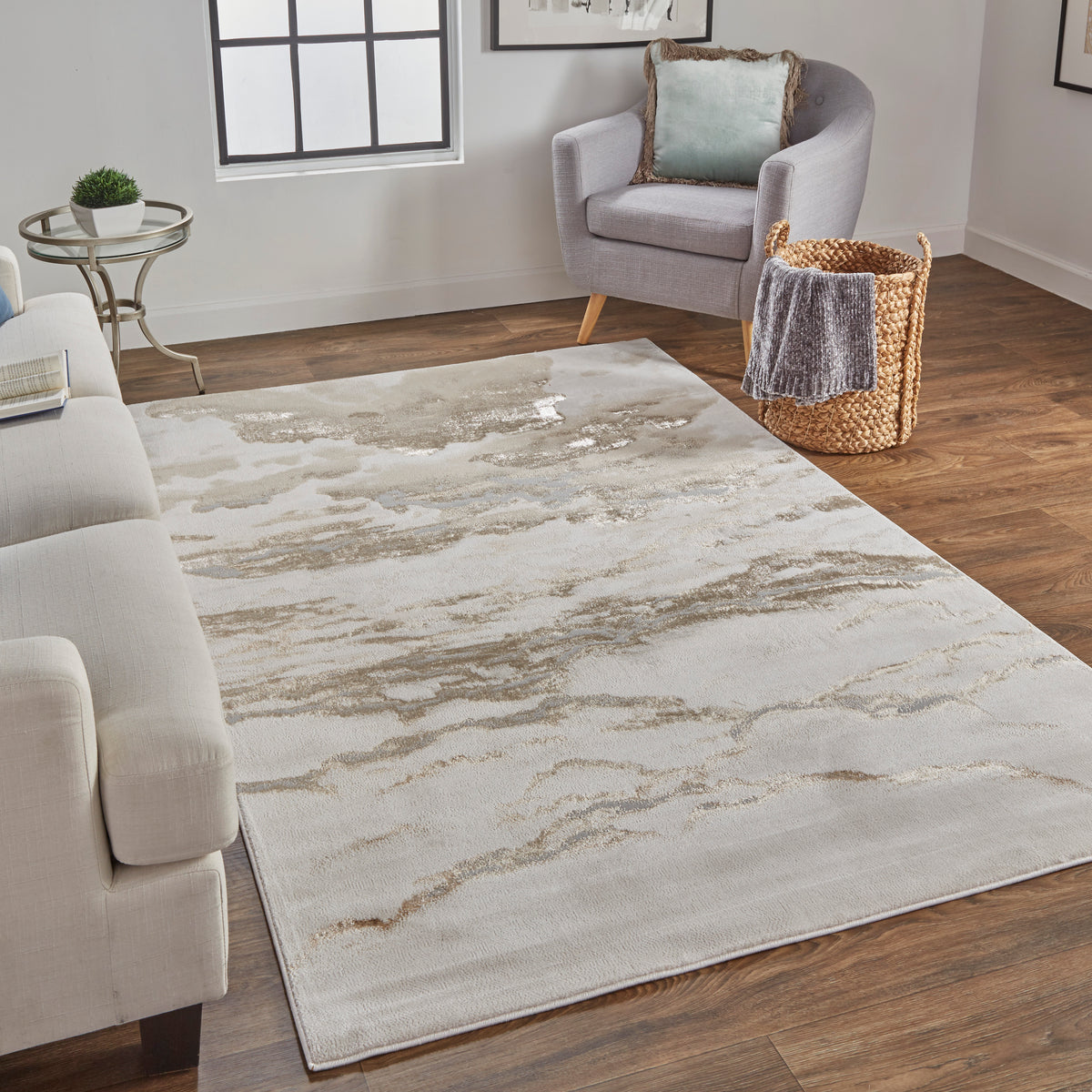 Aura Ivory/Tan/Gray 3727F