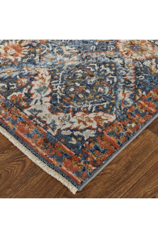 Kaia Blue/Orange/Ivory 39HRF