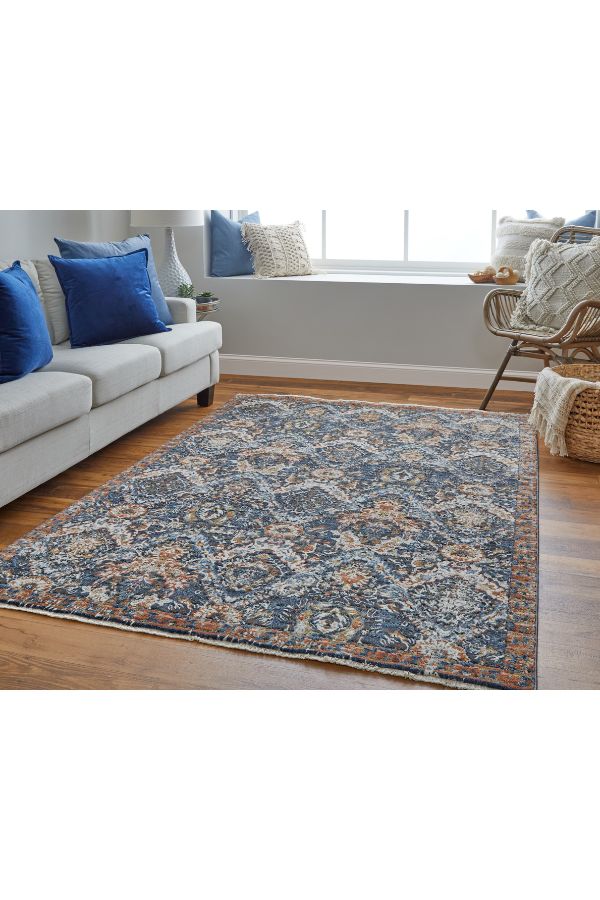 Kaia Blue/Orange/Ivory 39HRF