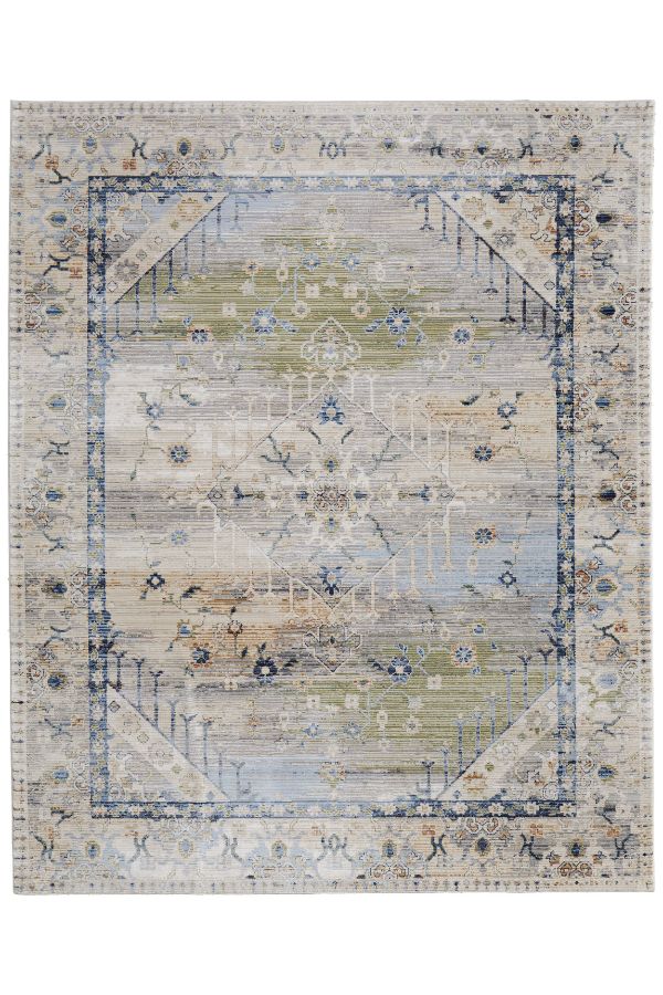 Melrose Ivory/Green/Blue 39NZF
