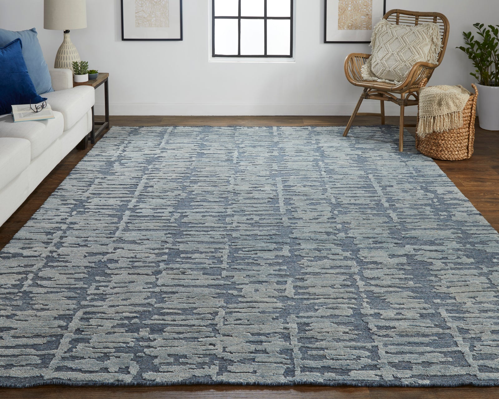 Berwyn Blue/Silver/Gray T6005