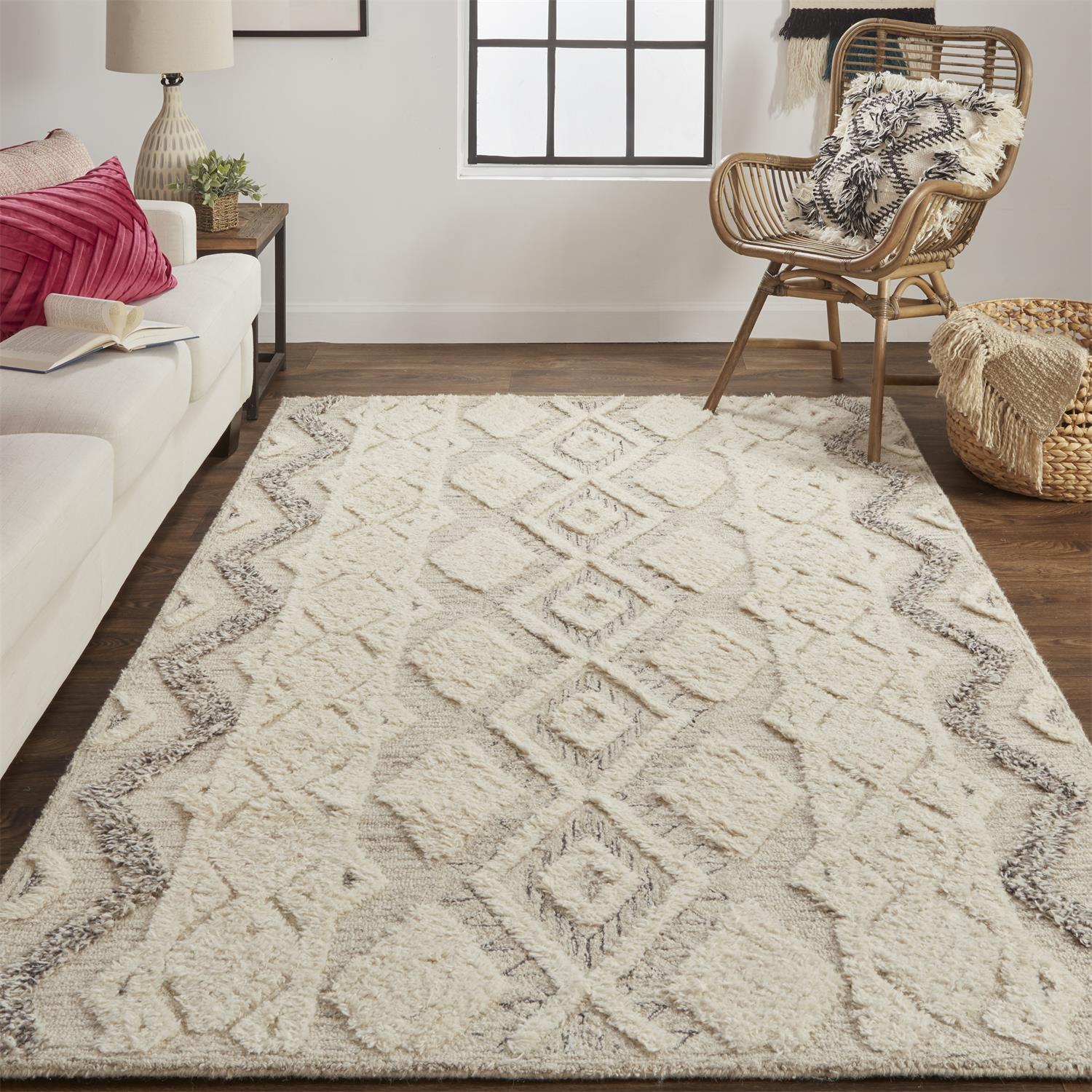 Anica Ivory/Taupe/Gray 8006F