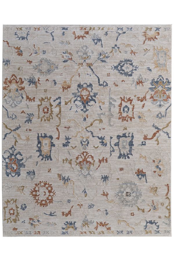 Pasha Ivory/Blue/Gold 39M8F