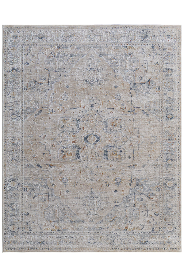 Pasha Ivory/Taupe/Blue 39M5F