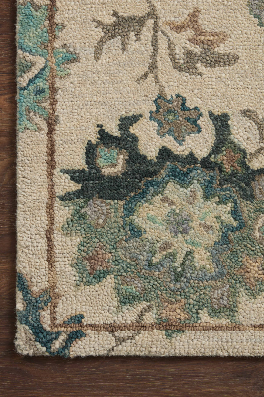 Pathways pw-03 Ivory/ Blue CloseUp