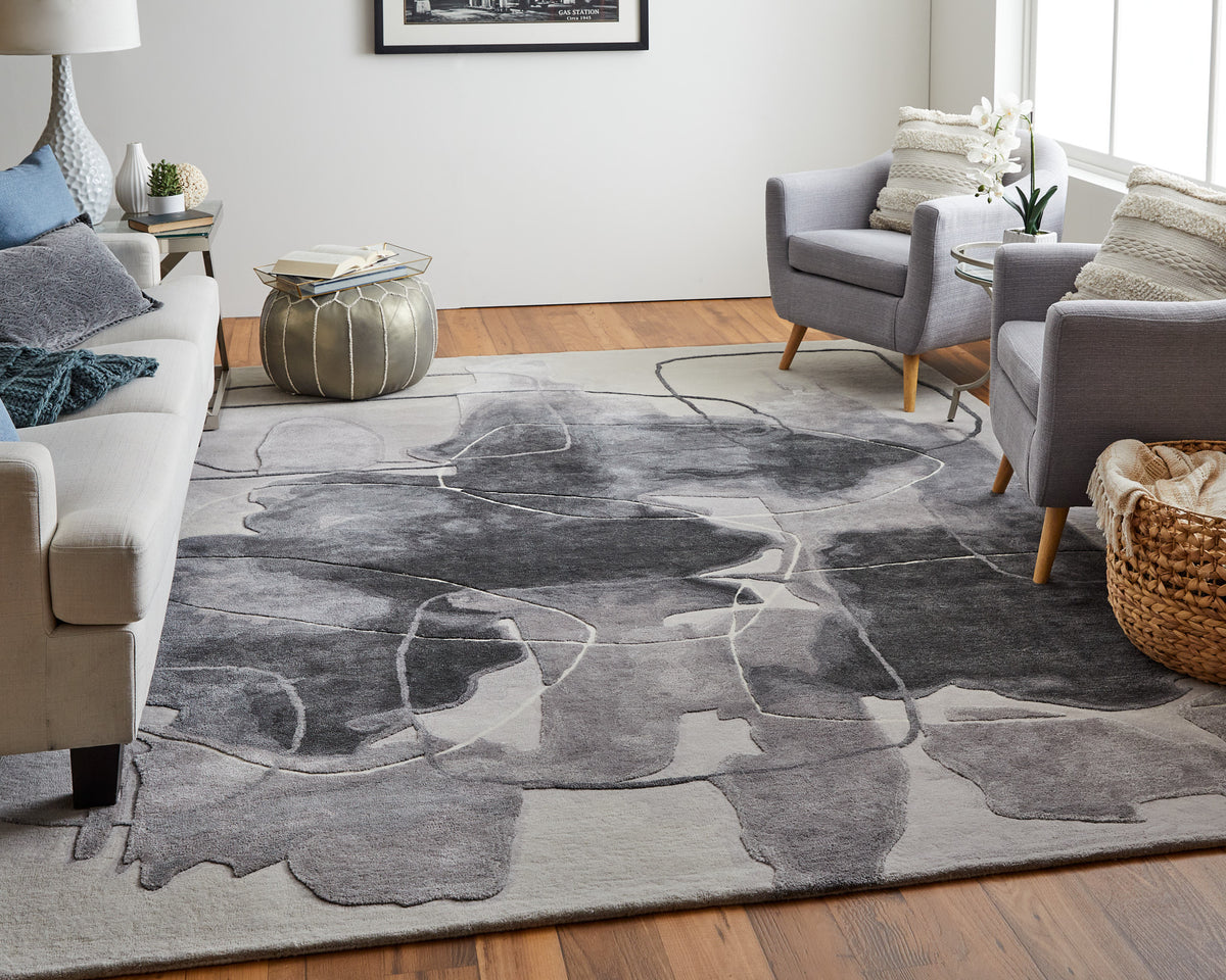 Anya Ivory/Gray/Taupe 8885F