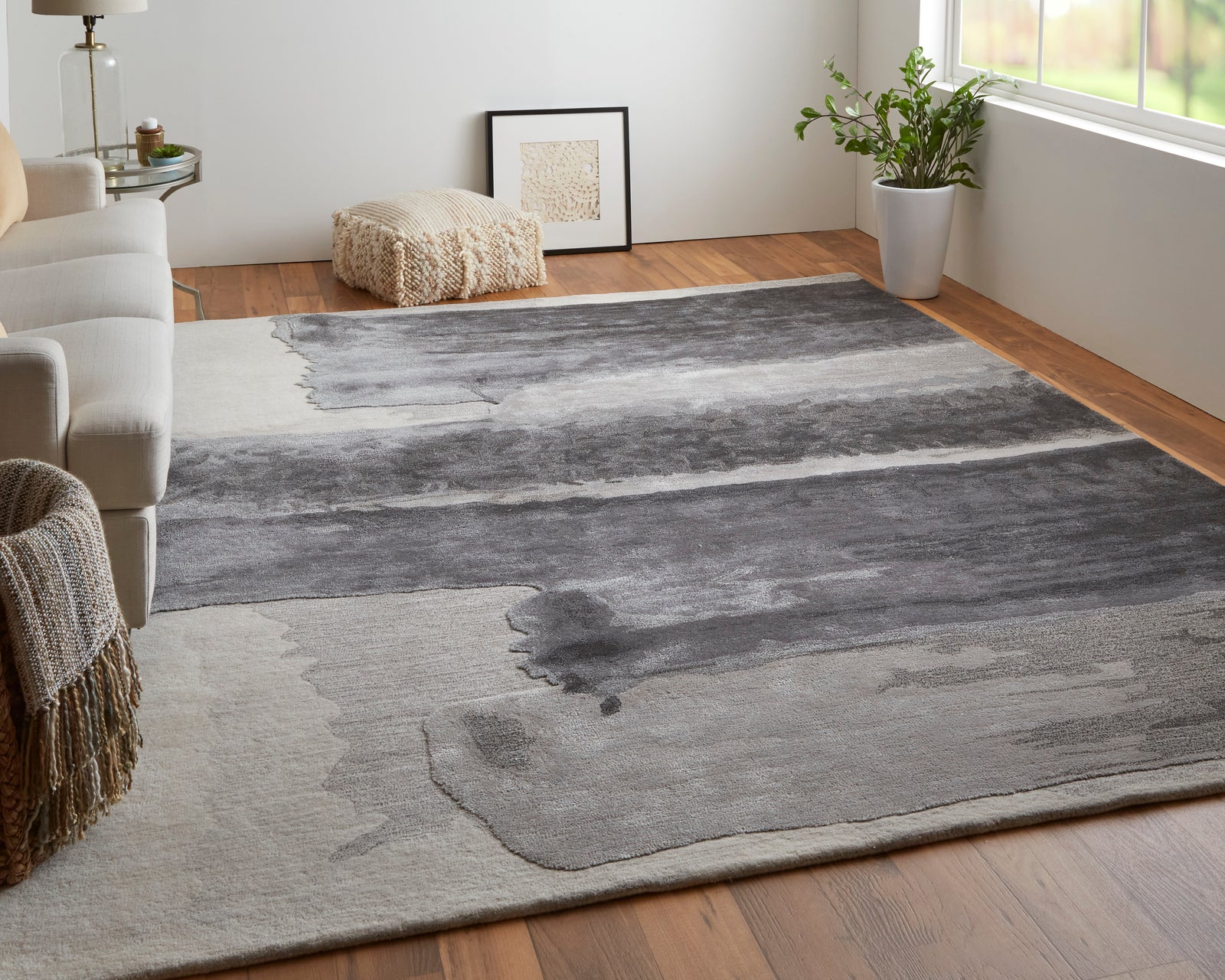 Anya Gray/Blue/Ivory 8921F