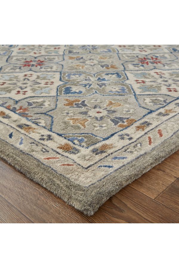Rylan Taupe/Ivory/Red 8638F