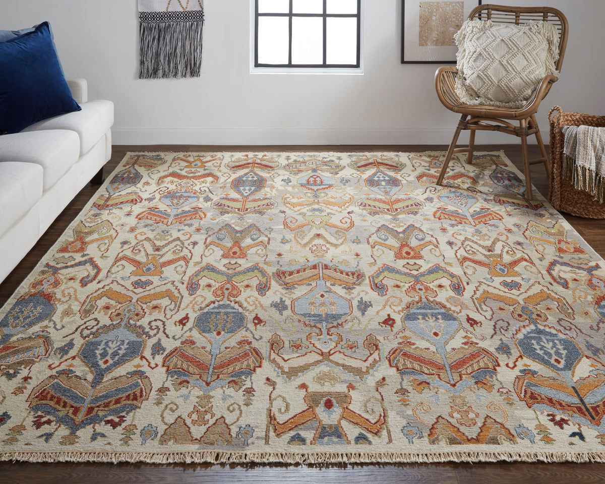 Leylan Tan/Ivory/Orange 0563F