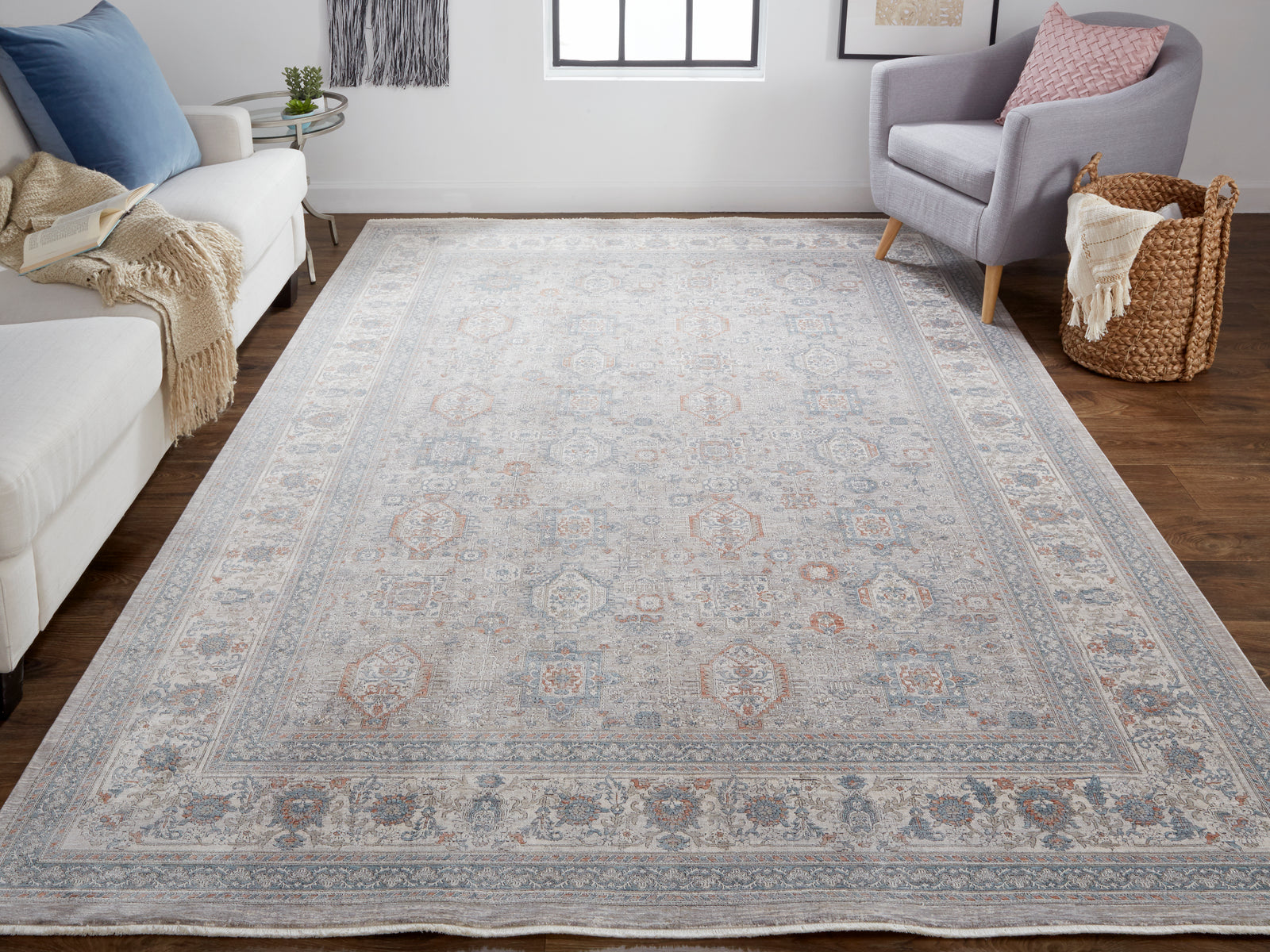 Marquette Taupe/Silver/Blue 3761F