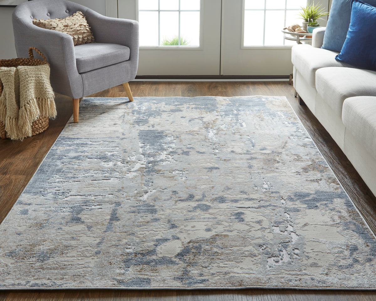 Laina Ivory/Gray/Blue 39GHF
