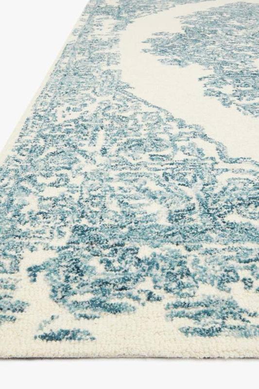 Magnolia Home Annie 02 White/Blue Corner