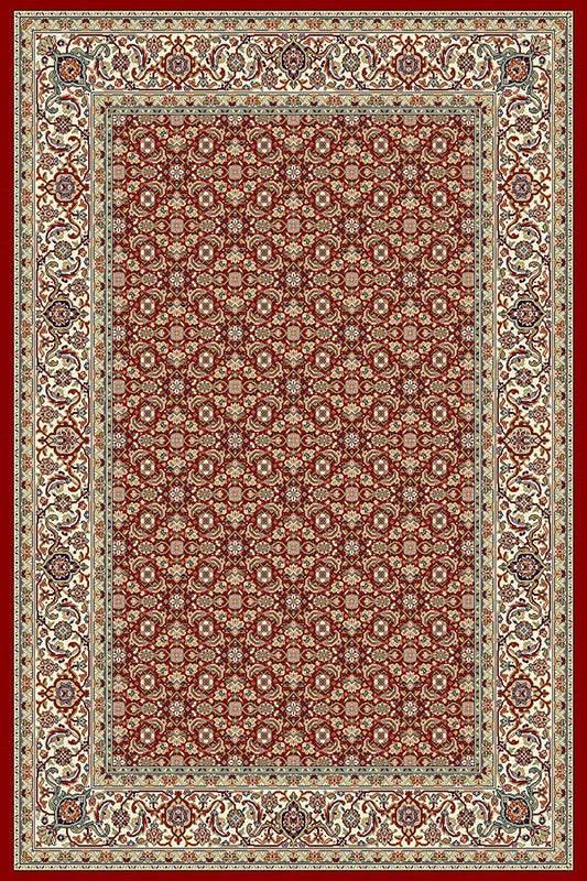 Ancient Garden 57011-1414 Red/Ivory