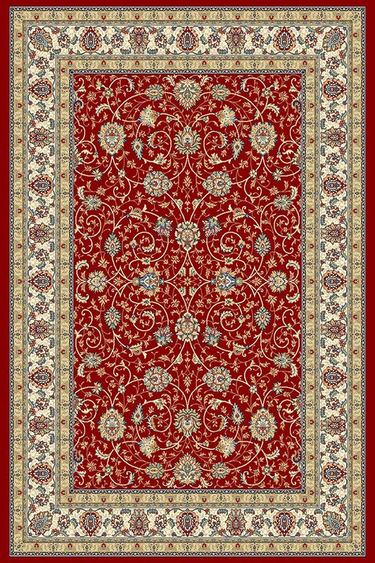 Ancient Garden 57120-1464 Red/Ivory