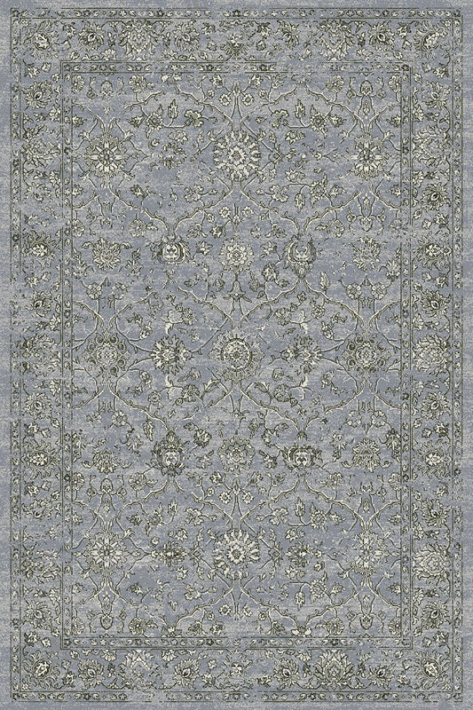 Ancient Garden 57136-4646 Steel Blue/Cream