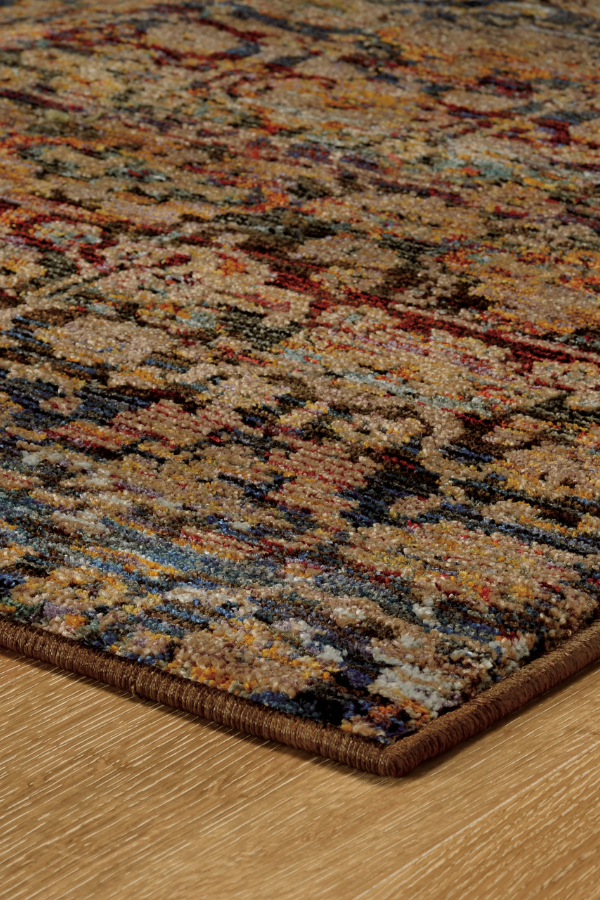 Andorra 6836C Multi/ Blue Corner