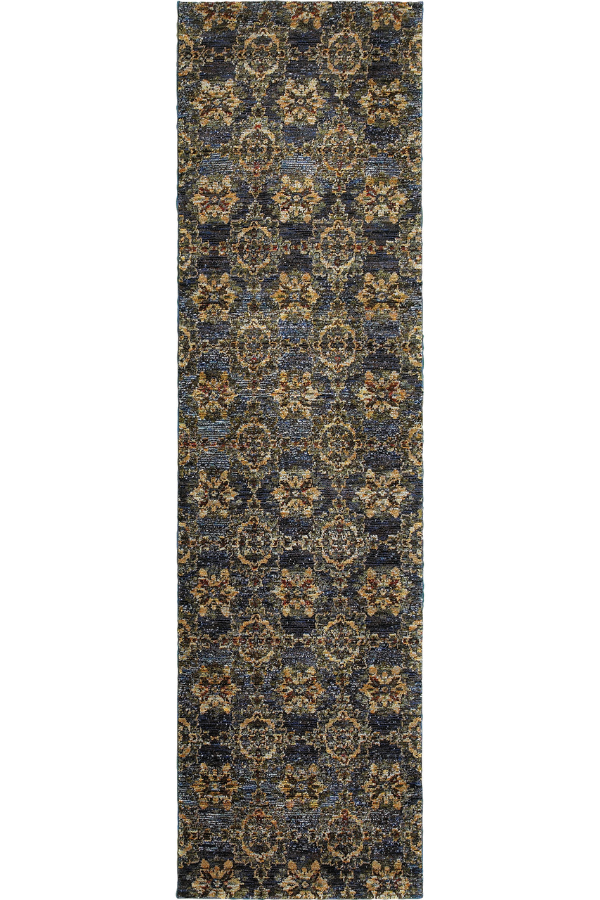 Andorra 6883C Blue/ Gold Runner