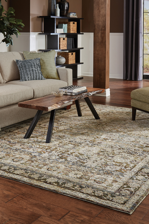 Andorra 7125C Green/ Brown Room