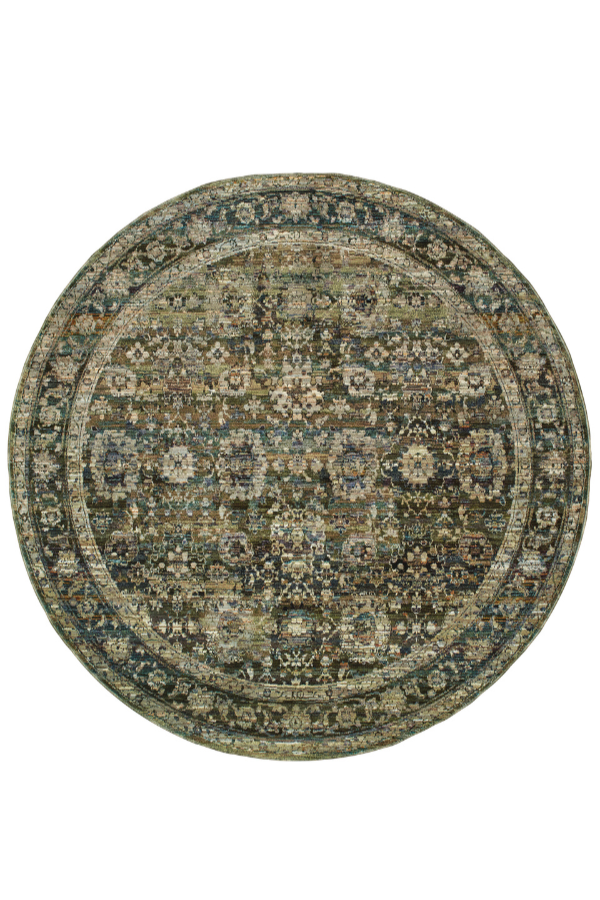 Andorra 7125C Green/ Brown Round