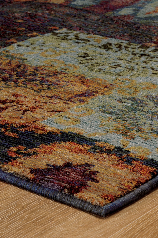 Andorra 7137A Multi/ Blue Corner