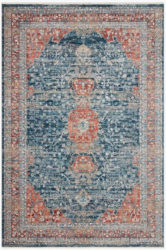 Magnolia Home Elise 05 Navy/Red