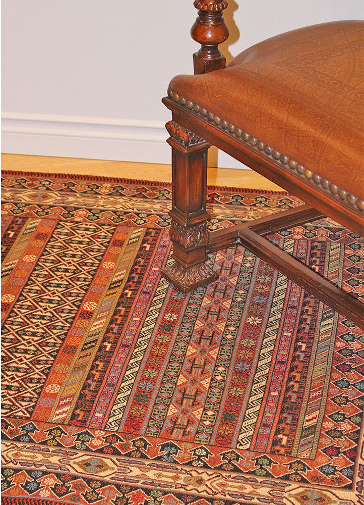 Gabbeh Tribal Rug TAN80012026 Iran