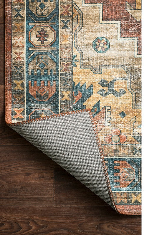 Skye Sky-11 Rust / Blue Corner