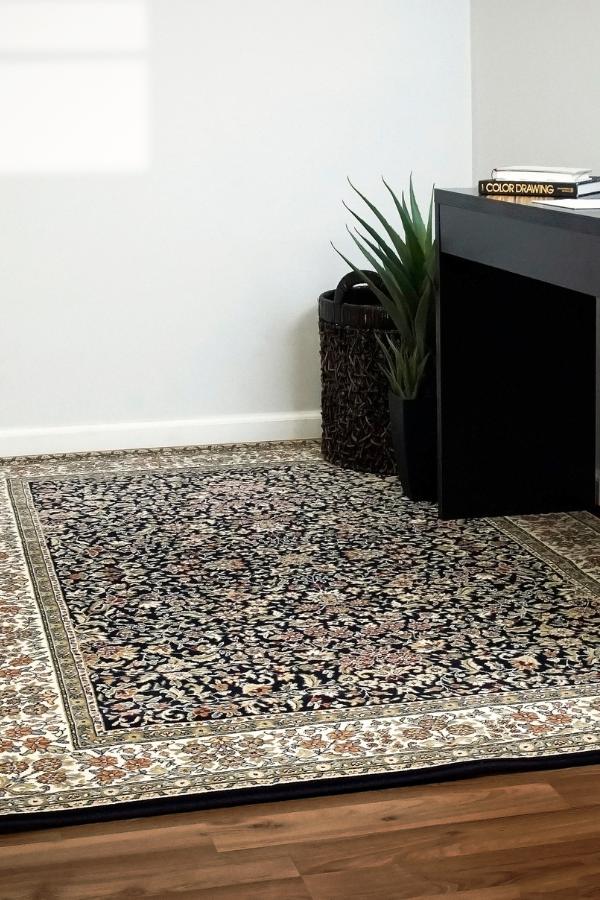 Ancient Garden 57078-3434 Blue/Ivory