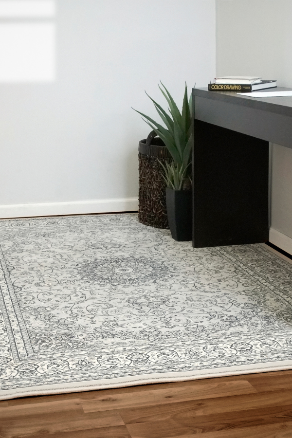 Ancient Garden 57119-9666 Soft Grey/Cream