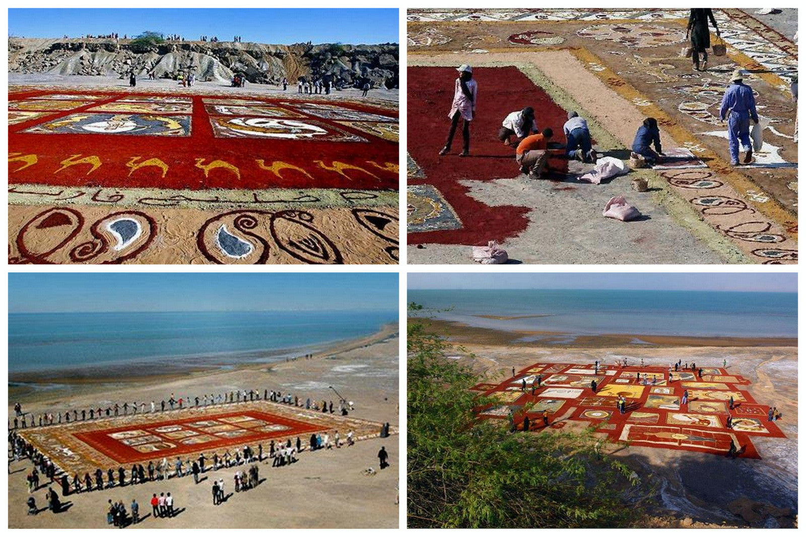 Simply Amazing - A Rug Made of Sand Three Acres Large!