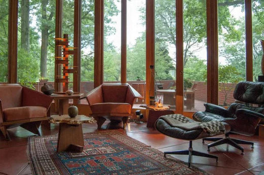 Warming Up Mid-Century Modern With Area Rugs