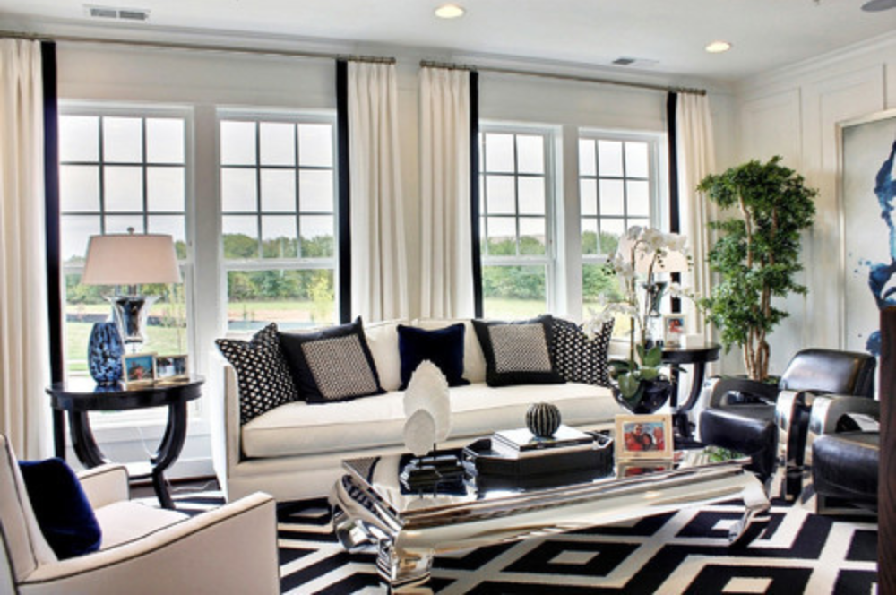 A Study in Contrast - Decorating with Black and White