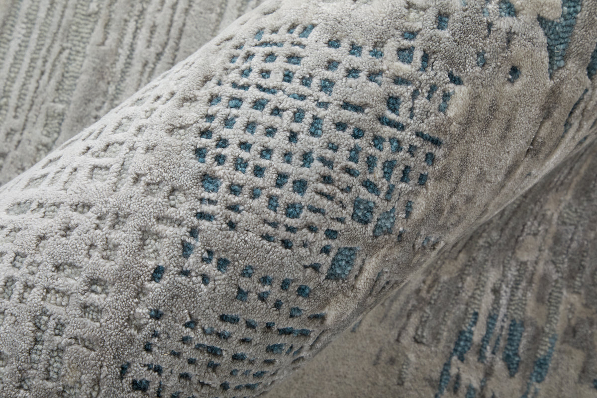 Zarah Gray/Taupe/Blue 8917F