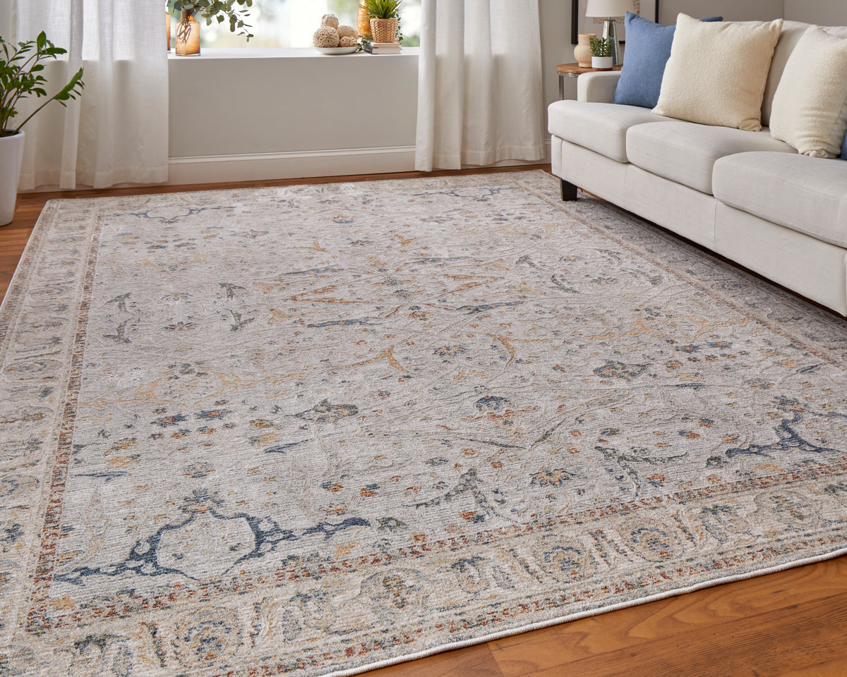Pasha Ivory/Blue/Taupe 39M4F