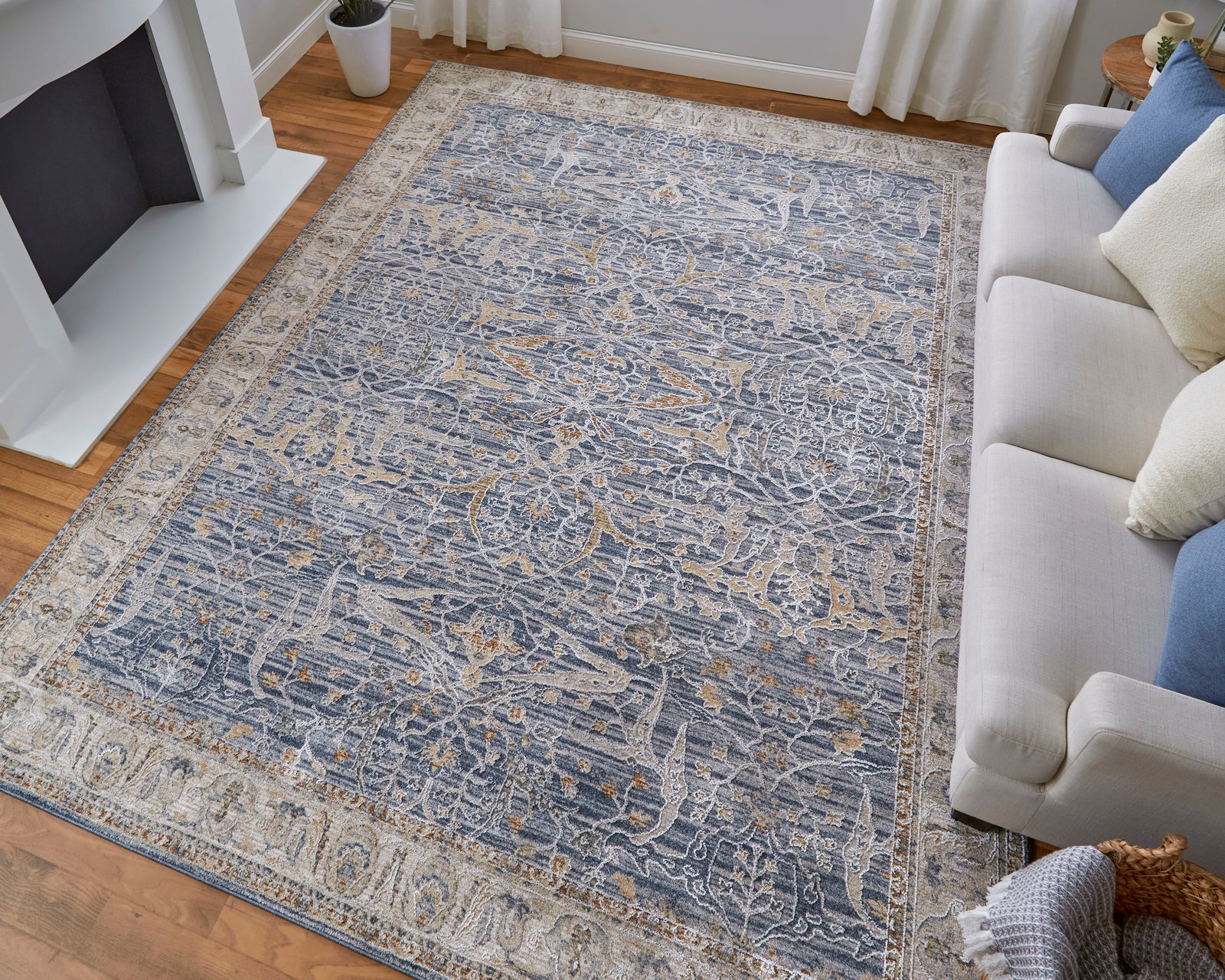 Pasha Blue/Taupe/Ivory 39M4F